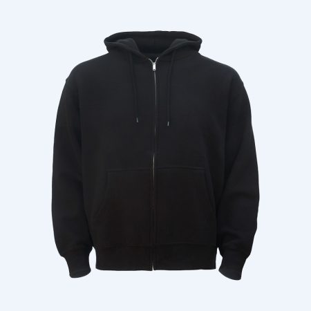 Premium Full Zip Hoodie - Black