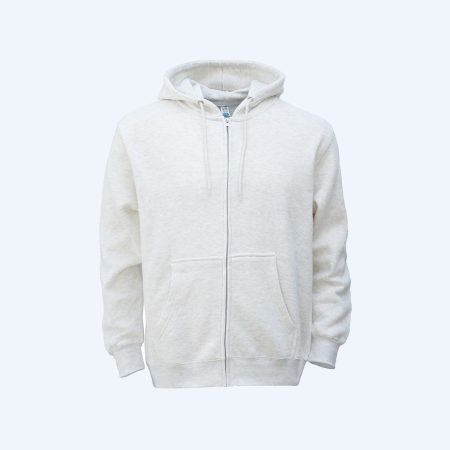 Premium Full Zip Hoodie - Oatmeal