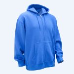 Premium Full Zip Hoodie - Royal Blue