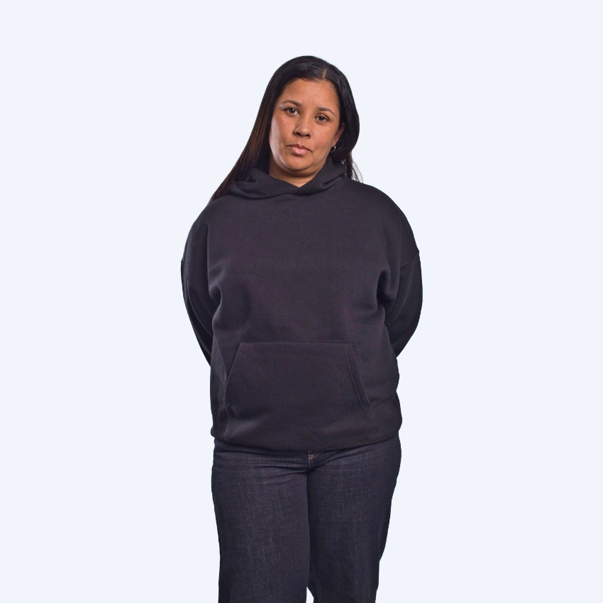 Boxy Hoodie - Black