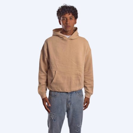 Boxy Hoodie - Cream