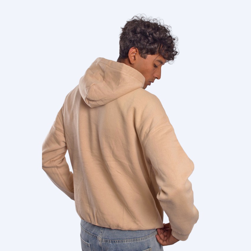 Boxy Hoodie - Cream