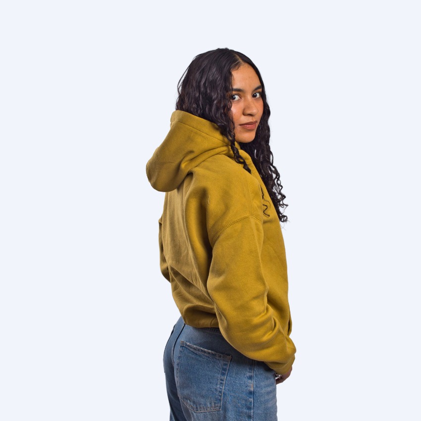 Boxy Hoodie - Mustard