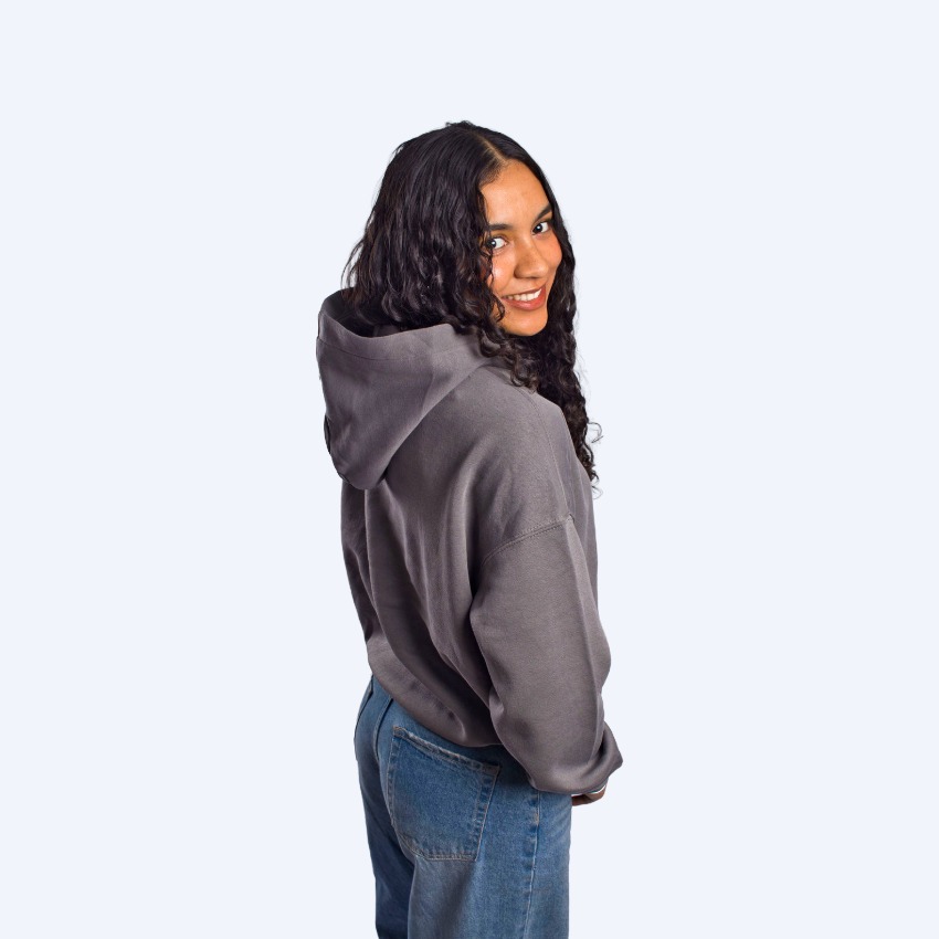 Boxy Hoodie - Grey