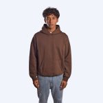 Boxy Hoodie - Brown